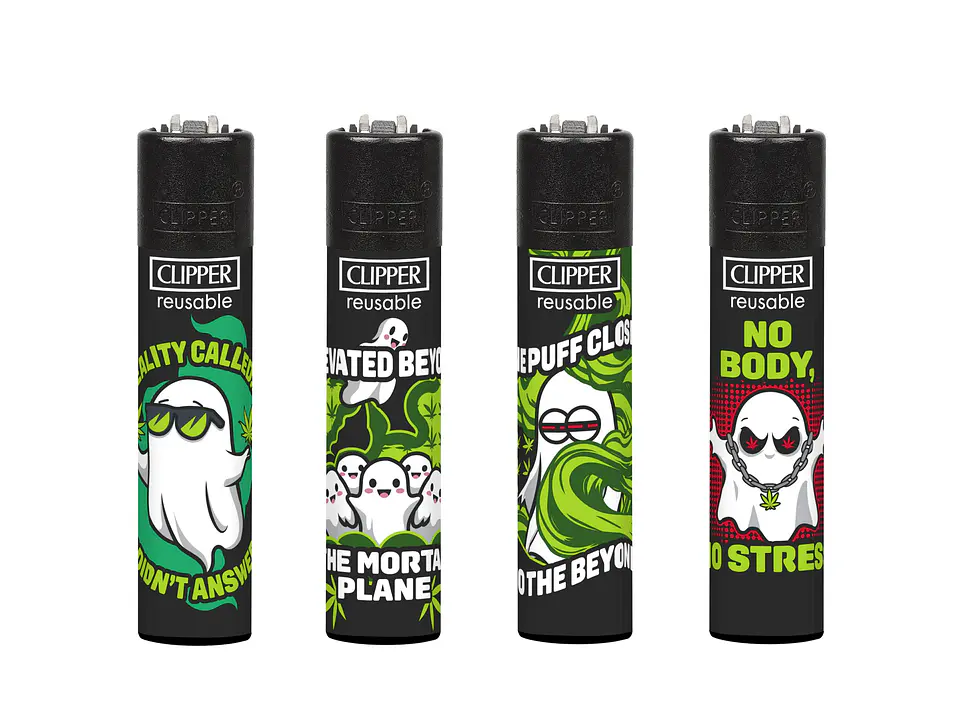 Encendedor Clipper Recargable Paranormal Puffs – Diseño Surtido (Unidad) 1