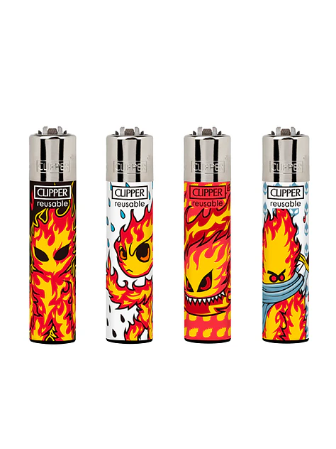 Encendedor Clipper Recargable Burningman – Diseño Surtido (Unidad) 1