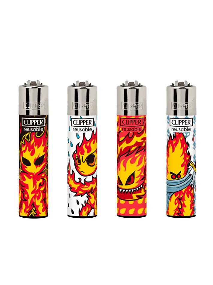Encendedor Clipper Recargable Burningman – Diseño Surtido (Unidad) 1