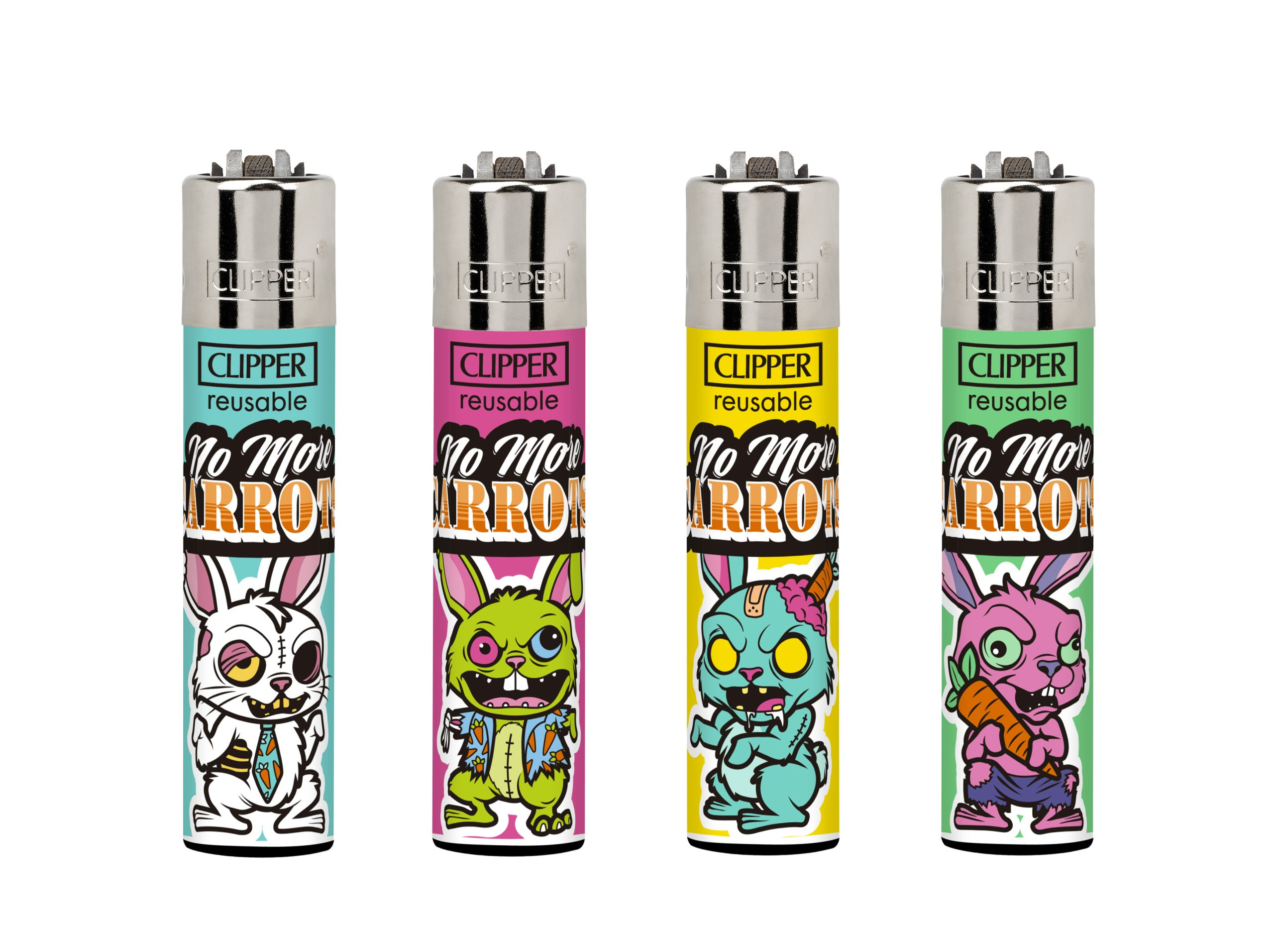 Encendedor Clipper Recargable Z-Bunnys – Diseño Surtido (Unidad) 1