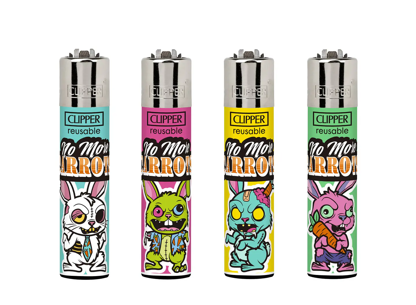 Encendedor Clipper Recargable Z-Bunnys – Diseño Surtido (Unidad) 1