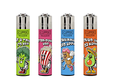 Encendedor Clipper Recargable Lol Food – Diseño Surtido (Unidad)