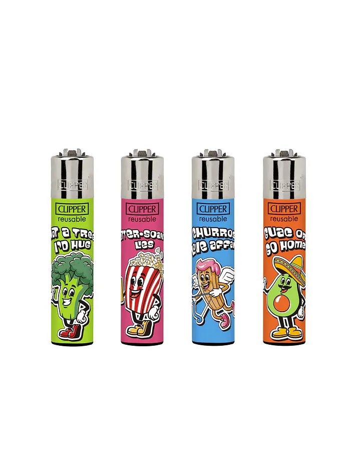 Encendedor Clipper Recargable Lol Food – Diseño Surtido (Unidad) 1