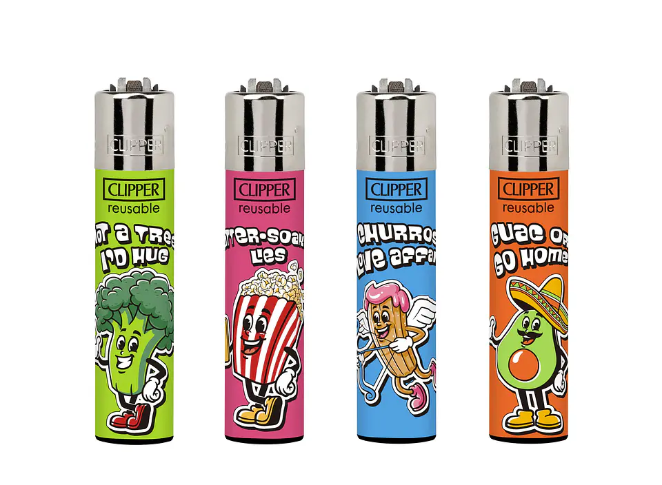 Encendedor Clipper Recargable Lol Food – Diseño Surtido (Unidad) 1