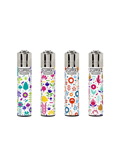 Encendedor Clipper Recargable Spring Print – Diseño Surtido (Unidad) 1