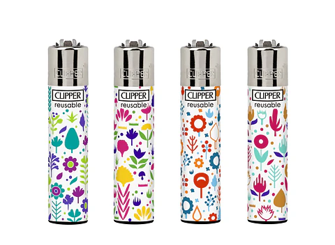 Encendedor Clipper Recargable Spring Print – Diseño Surtido (Unidad)