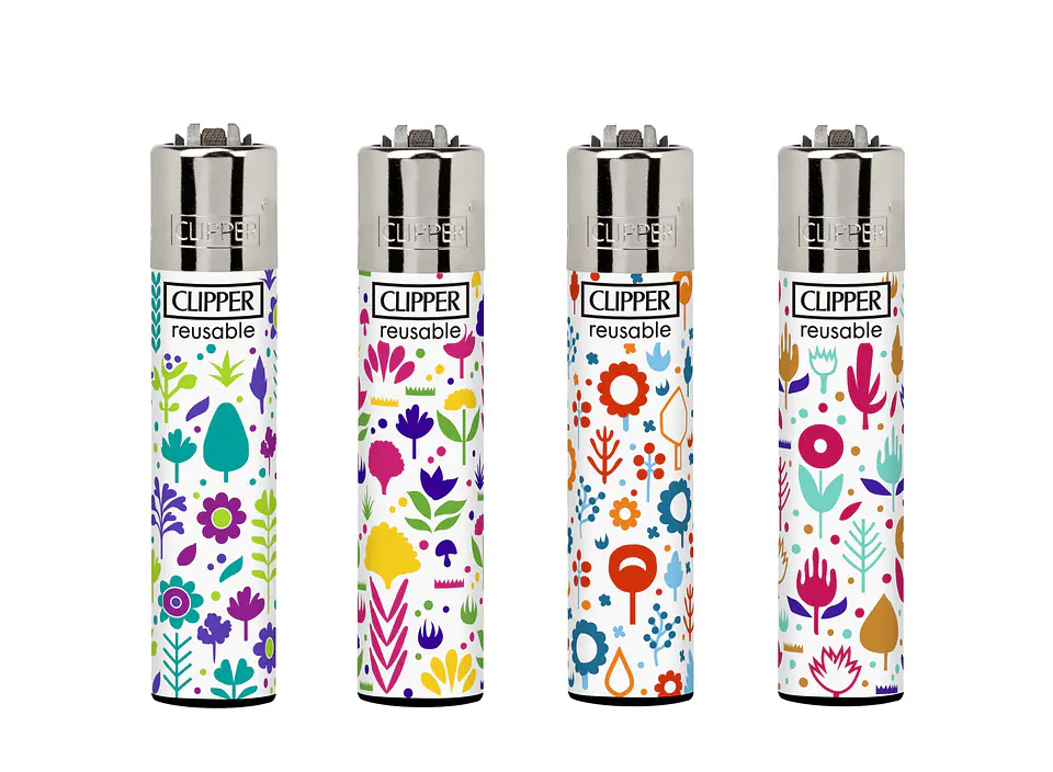 Encendedor Clipper Recargable Spring Print – Diseño Surtido (Unidad) 1