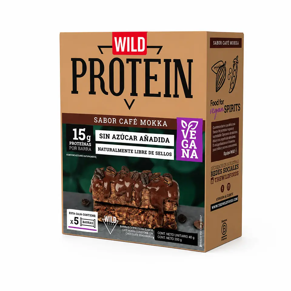 BARRA WILD PROTEIN MOKA 45G 1
