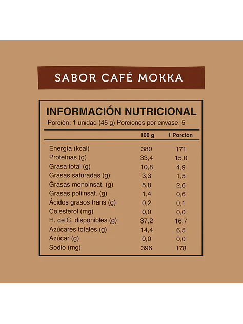 BARRA WILD PROTEIN MOKA 45G 3