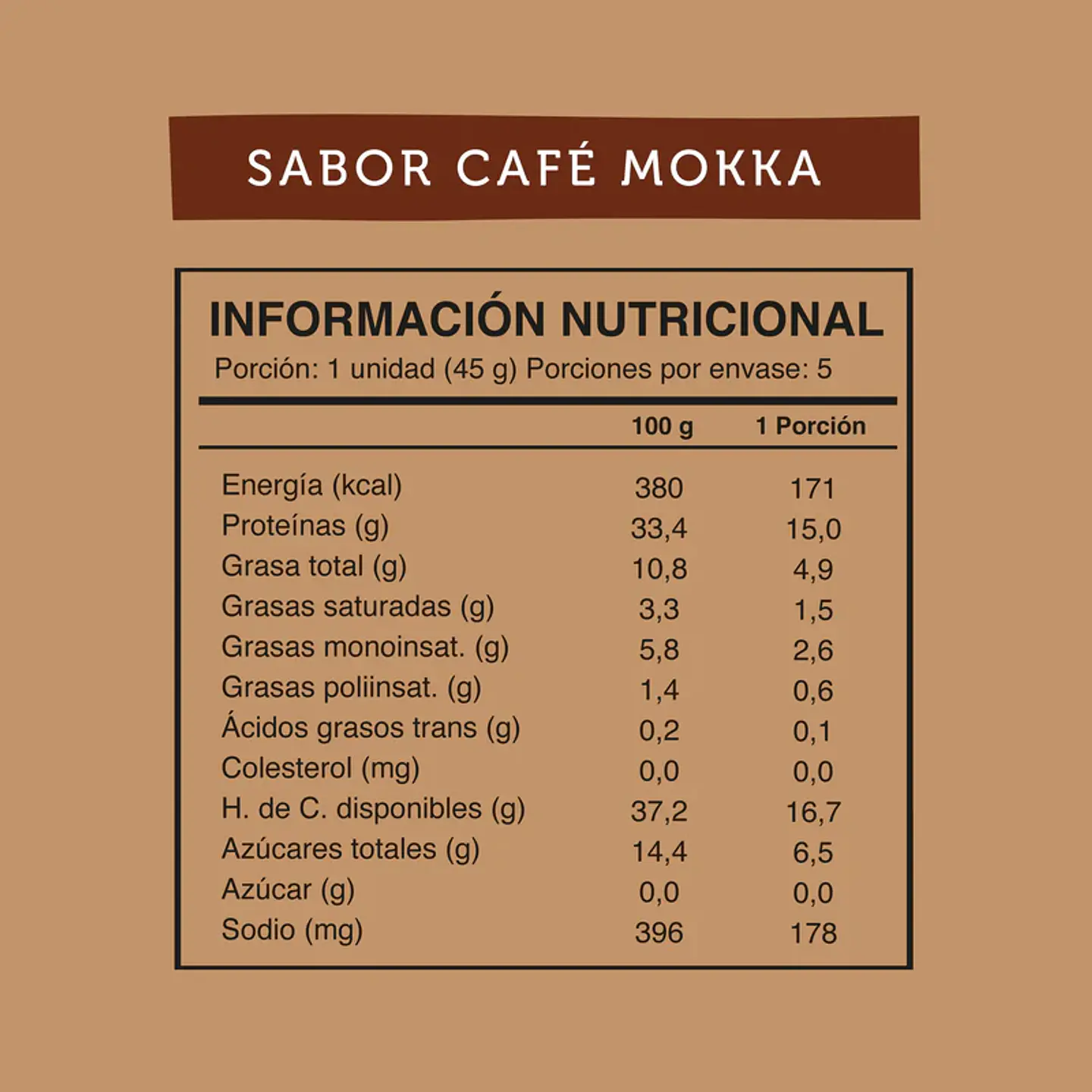 BARRA WILD PROTEIN MOKA 45G 3