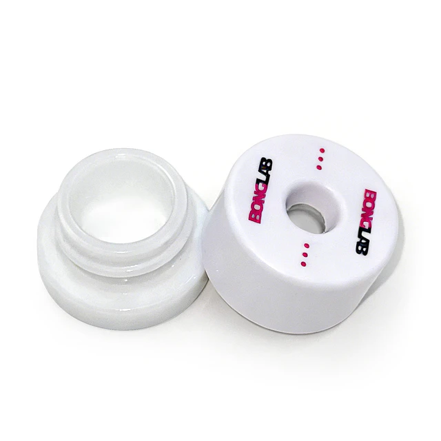 Contenedor al Vacío para Extractos BongLab 4 ml – Vidrio Blanco Redondo