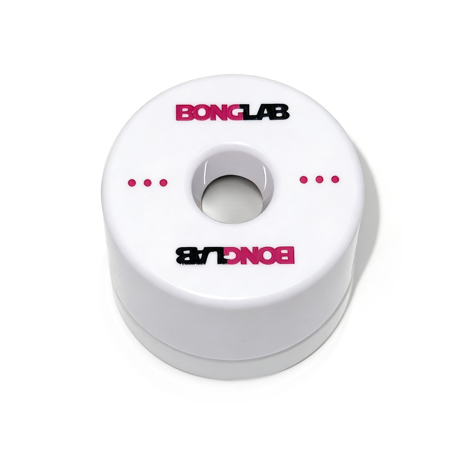 Contenedor al Vacío para Extractos BongLab 4 ml – Vidrio Blanco Redondo 3