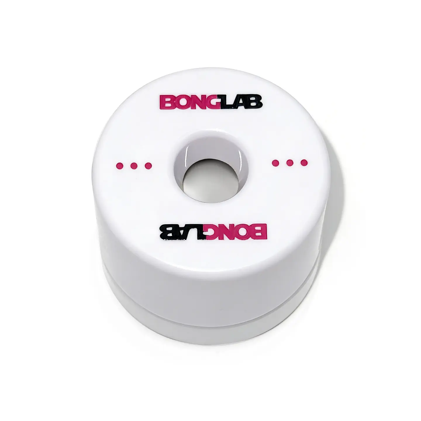 Contenedor al Vacío para Extractos BongLab 4 ml – Vidrio Blanco Redondo 3