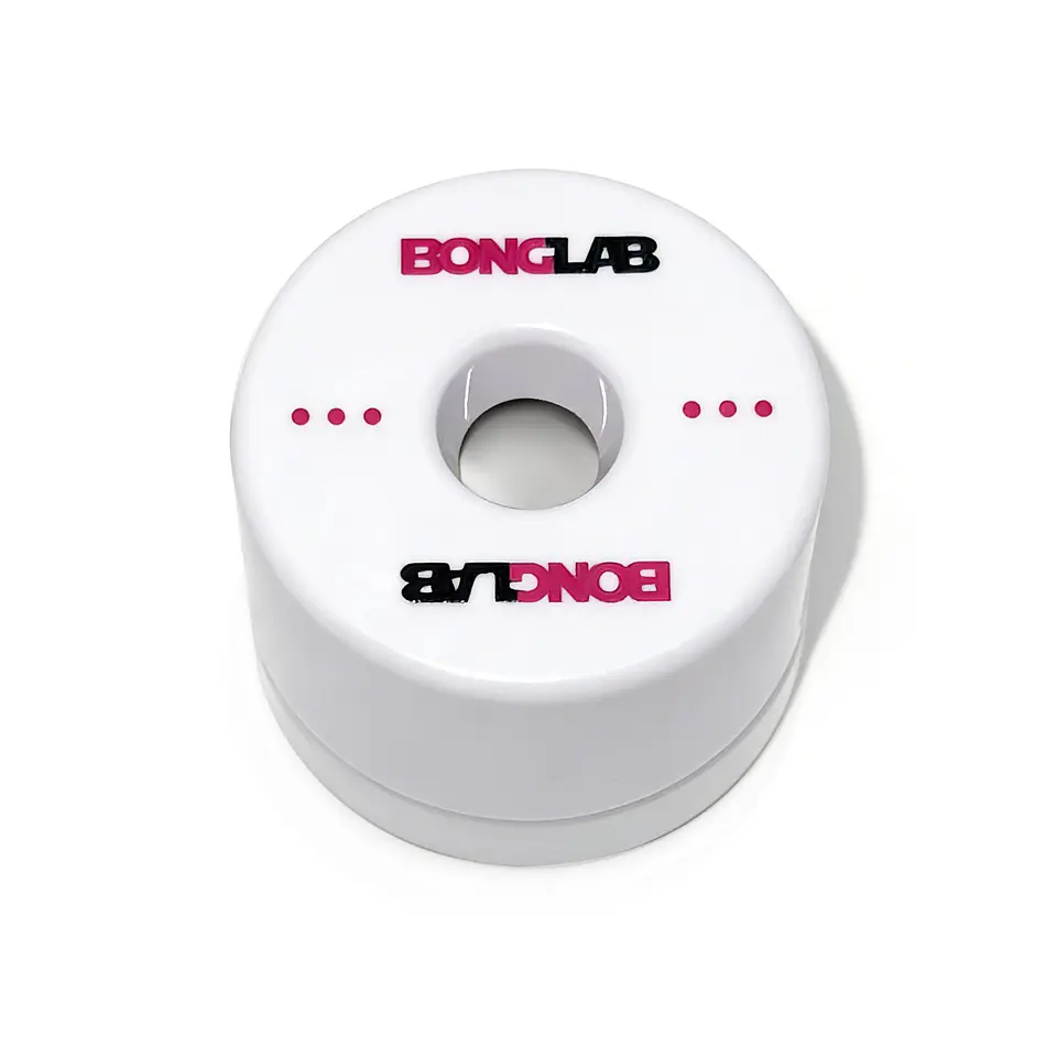 Contenedor al Vacío para Extractos BongLab 4 ml – Vidrio Blanco Redondo 3