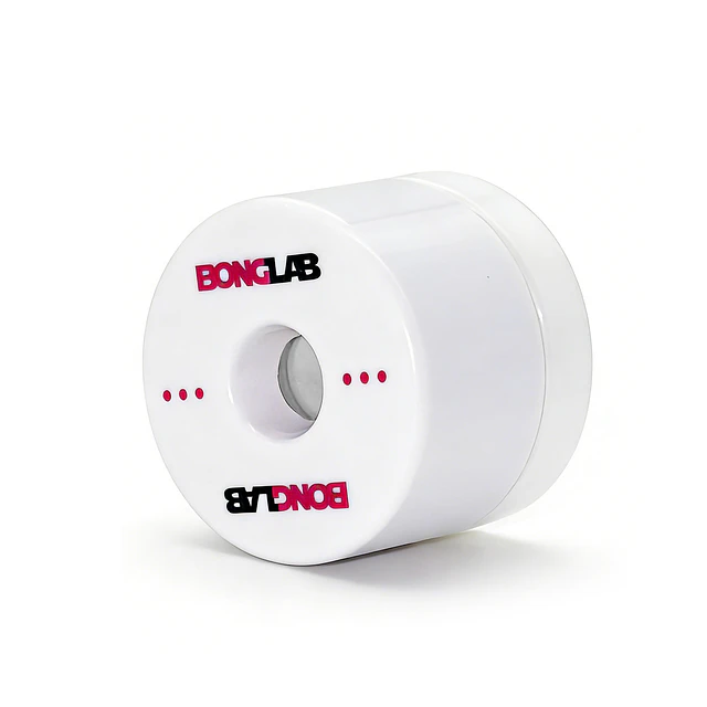 Contenedor al Vacío para Extractos BongLab 4 ml – Vidrio Blanco Redondo