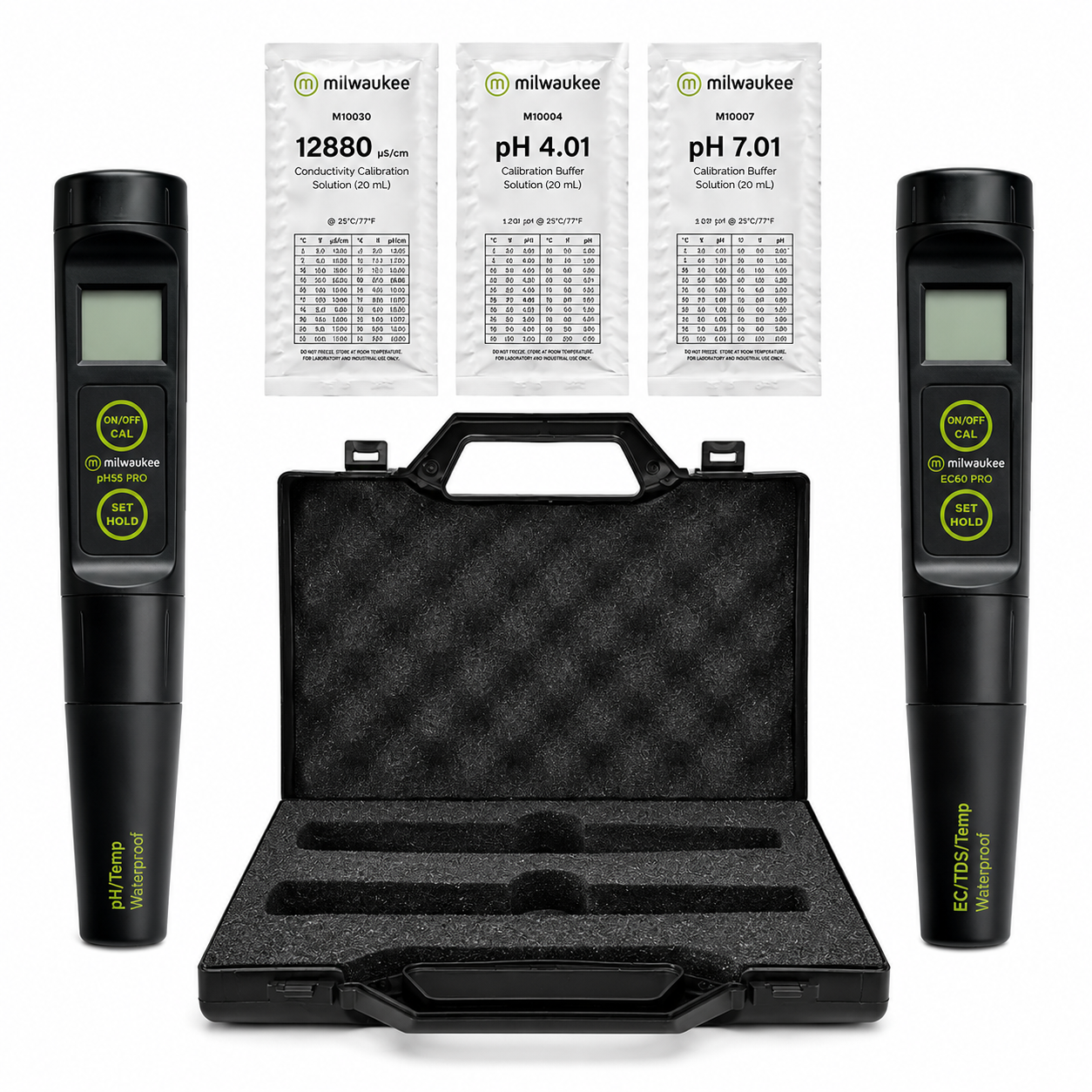 Kit Medidores Ph/Temp Y Ec/Tds/Temp-Milwaukee 2
