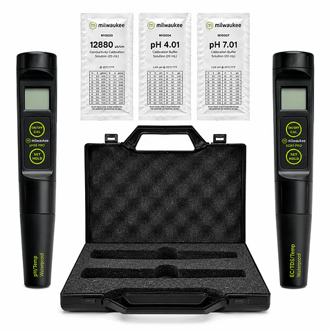 Kit Medidores Ph/Temp Y Ec/Tds/Temp-Milwaukee