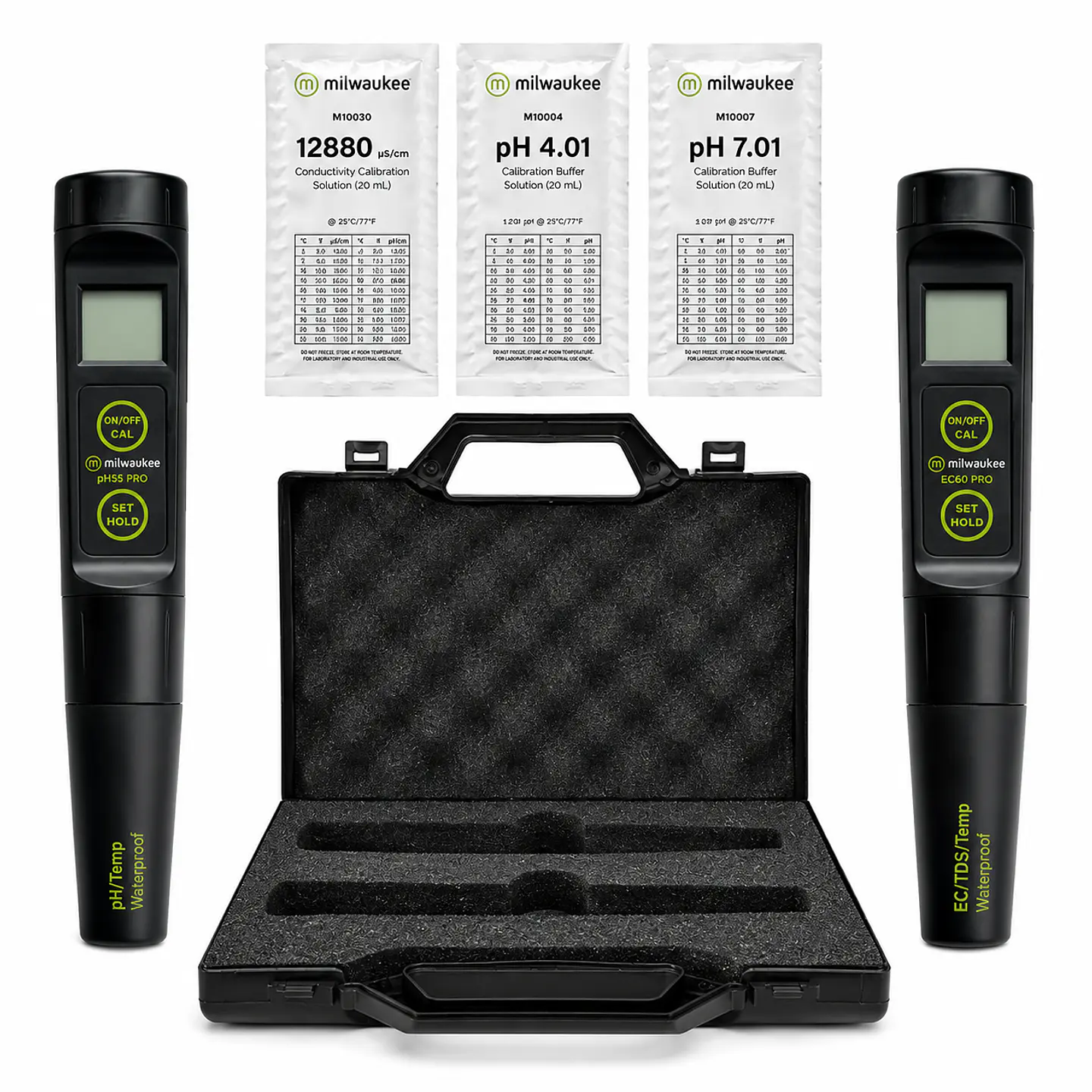 Kit Medidores Ph/Temp Y Ec/Tds/Temp-Milwaukee 2