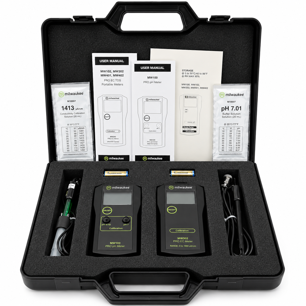 Kit Medidores Pro Con Sonda Ph Y Ec-Milwaukee 1