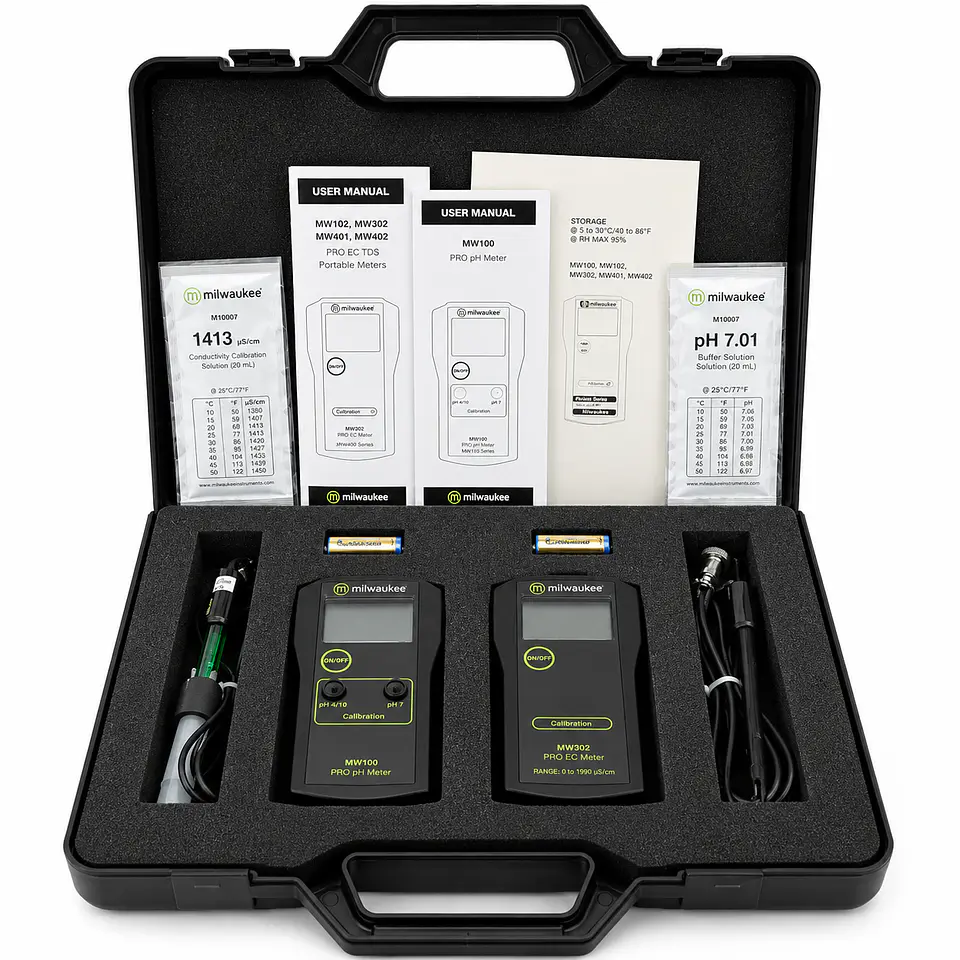 Kit Medidores Pro Con Sonda Ph Y Ec-Milwaukee 1