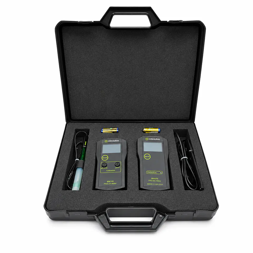 Kit Medidores Pro Con Sonda Ph Y Ec-Milwaukee 2