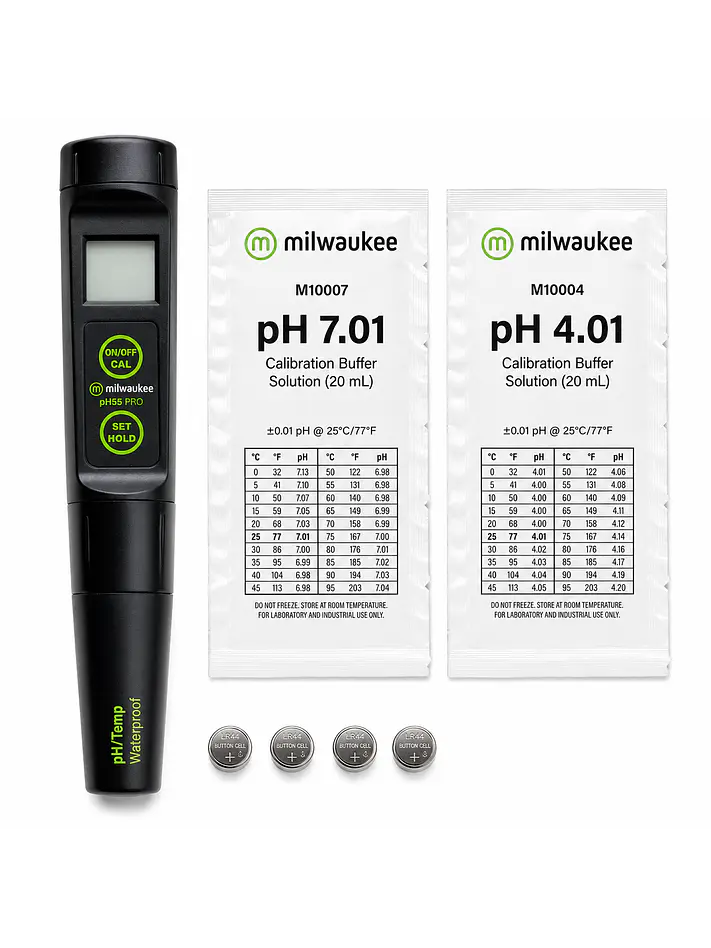 Ph55 Medidor Ph/Temp Waterproof -Milwaukee 1