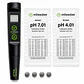 Ph55 Medidor Ph/Temp Waterproof -Milwaukee - Miniatura 2