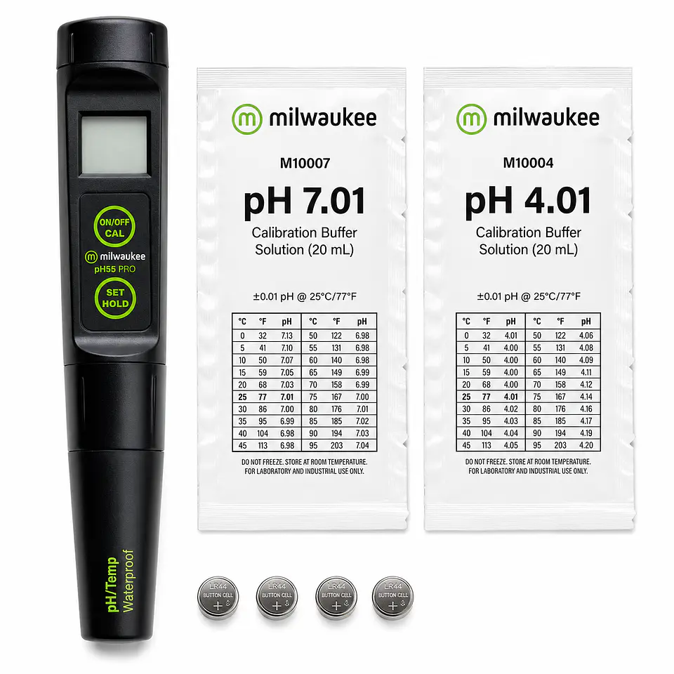Ph55 Medidor Ph/Temp Waterproof -Milwaukee 2