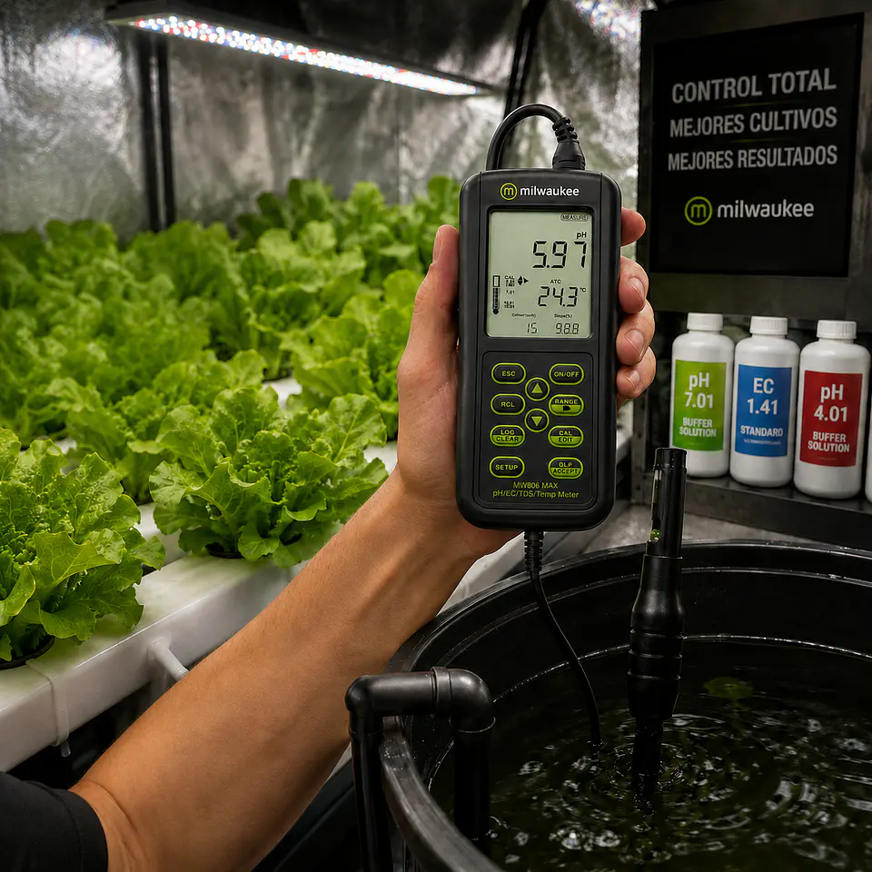 Medidor Pro Con Sonda Ph/Ec/Tds/Temp-Milwaukee 4