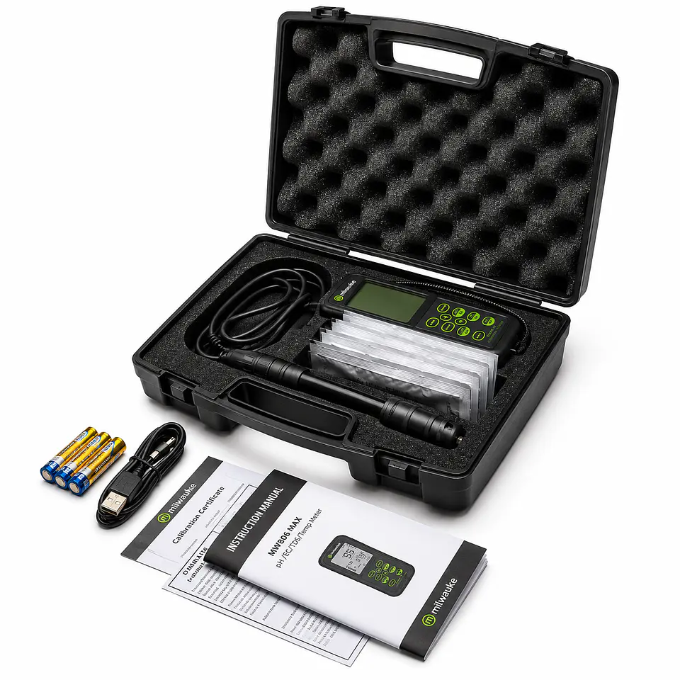 Medidor Pro Con Sonda Ph/Ec/Tds/Temp-Milwaukee 3