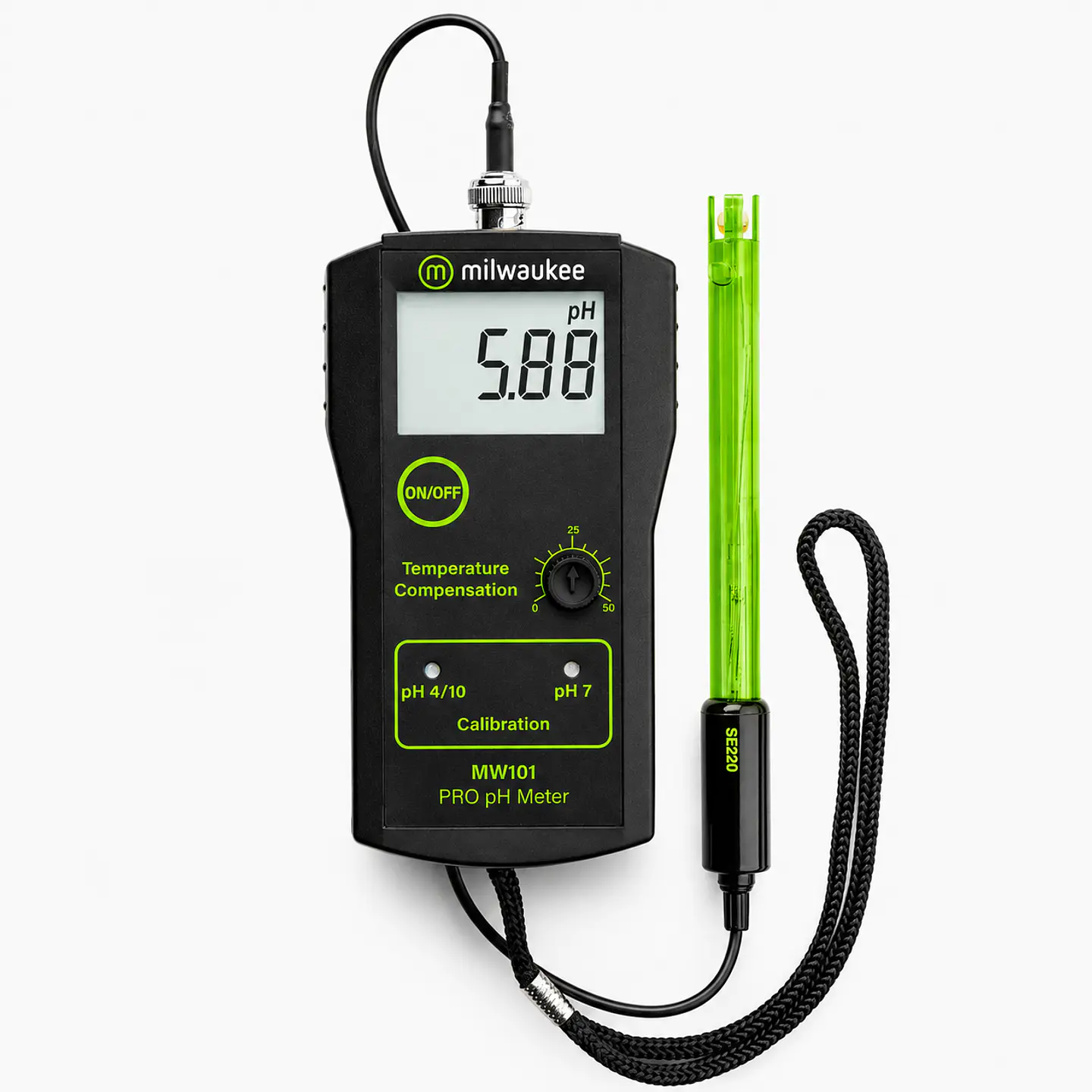 Medidor Pro Con Sonda Ph De Suelo-Milwaukee 2