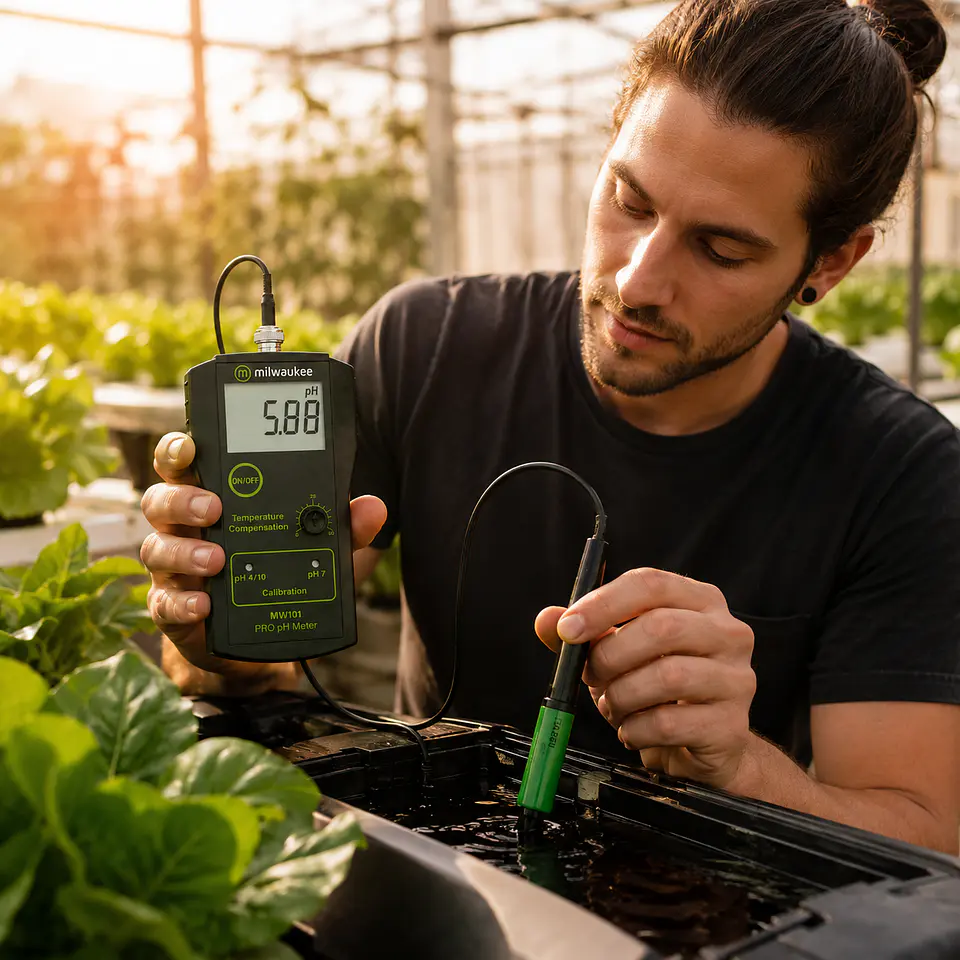 Medidor Pro Con Sonda Ph De Suelo-Milwaukee 4