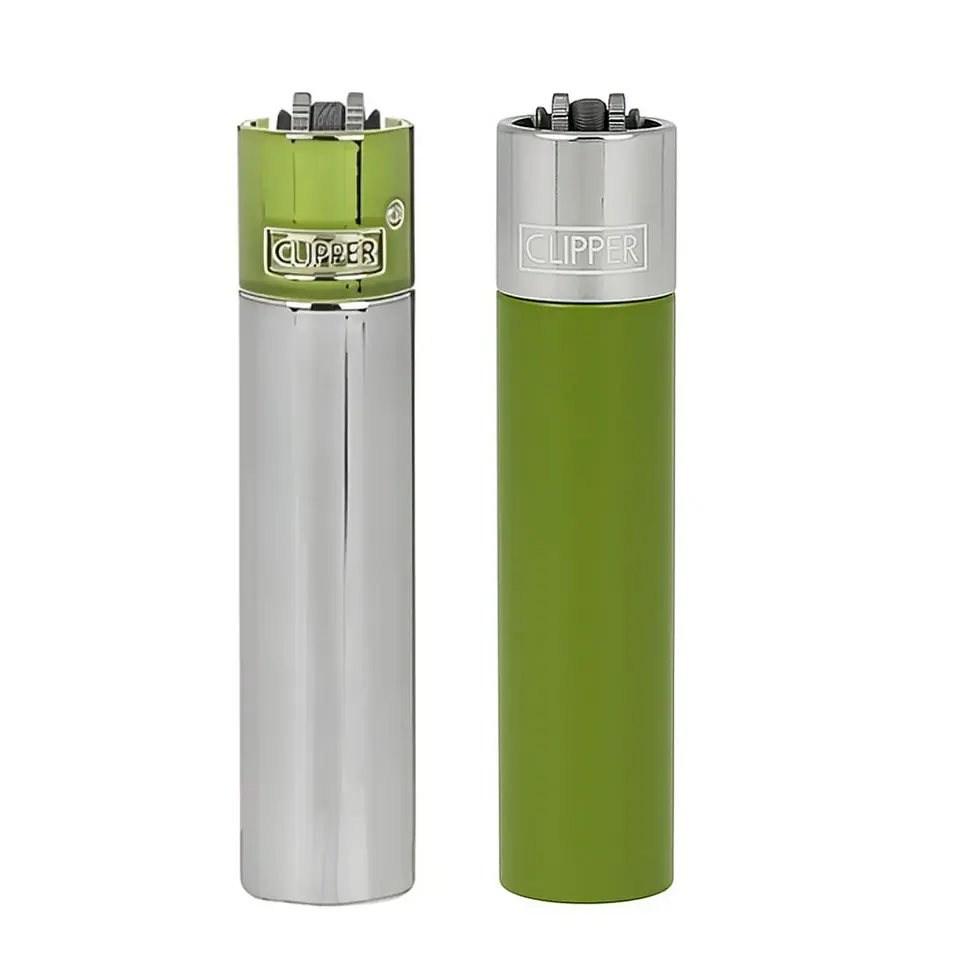 Clipper Encendedor Metálico Pistachio 1