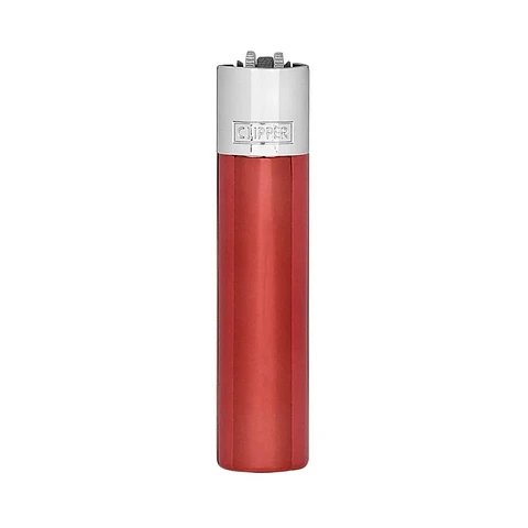 Clipper Encendedor Metálico Silver Devil