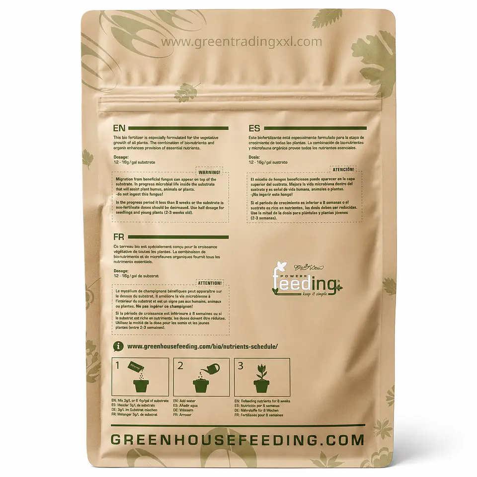 FEEDING BIOGROW 500G- GREENHOUSE FEEDING 2