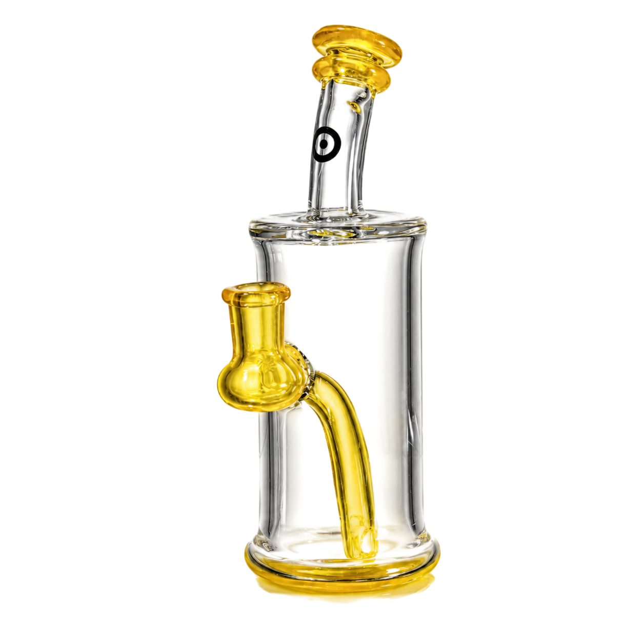 Lemon Drop Micro Rig Yellow-Calvo Glass 1