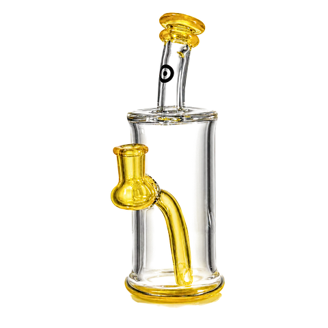 Lemon Drop Micro Rig Yellow-Calvo Glass
