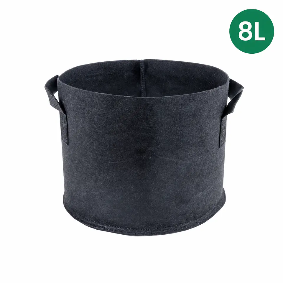 Maceta Textil Negra Kasvi – Tela Transpirable (4 a 95 L) 3