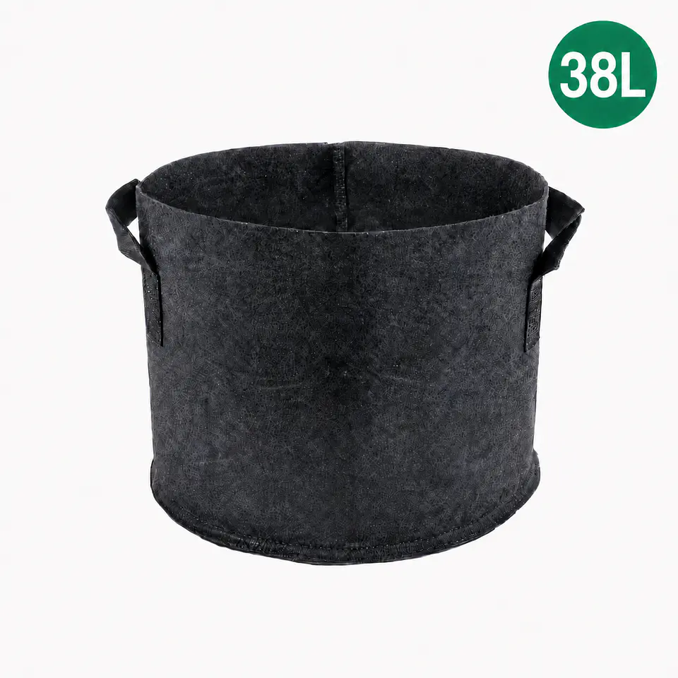 Maceta Textil Negra Kasvi – Tela Transpirable (4 a 95 L) 8