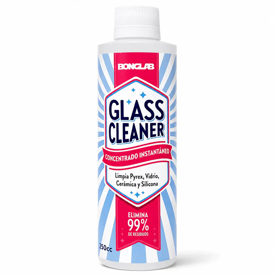 Glass Cleaner Limpiador (30ml, 250ml, 500ml y 1lt) - Bonglab 1