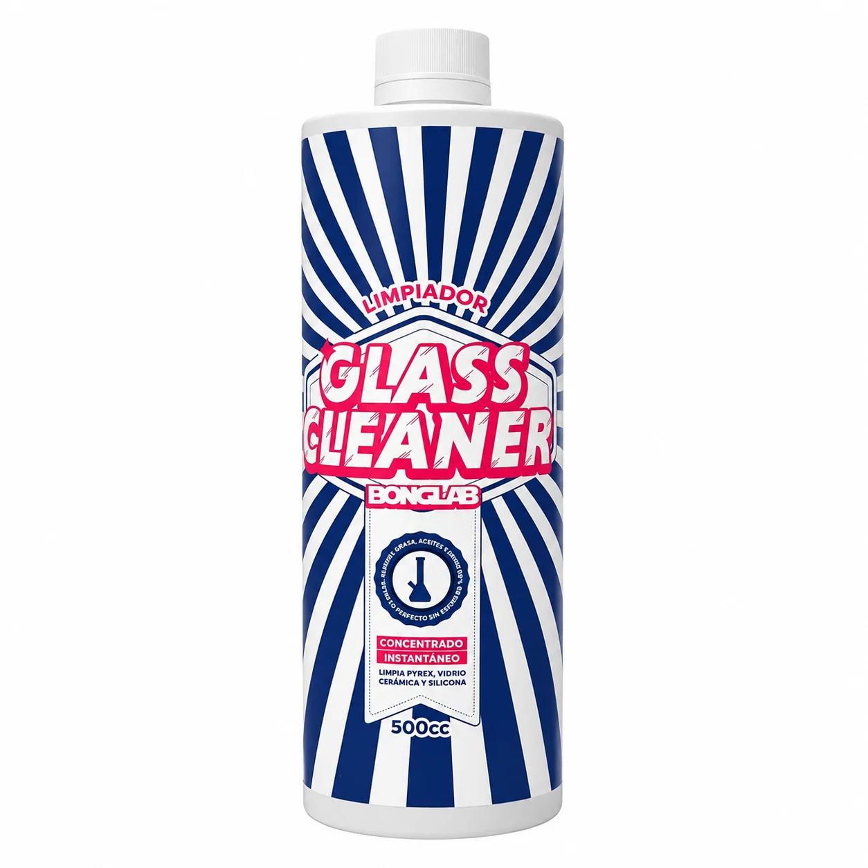 Glass Cleaner Limpiador (30ml, 250ml, 500ml y 1lt) - Bonglab 5