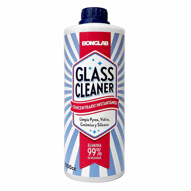 Glass Cleaner Limpiador (30ml, 250ml, 500ml y 1lt) - Bonglab