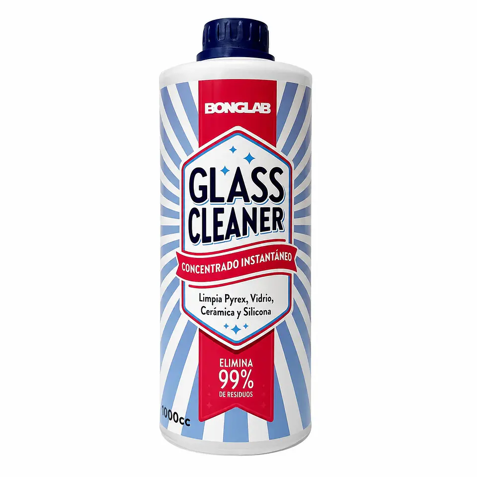 Glass Cleaner Limpiador (30ml, 250ml, 500ml y 1lt) - Bonglab 6