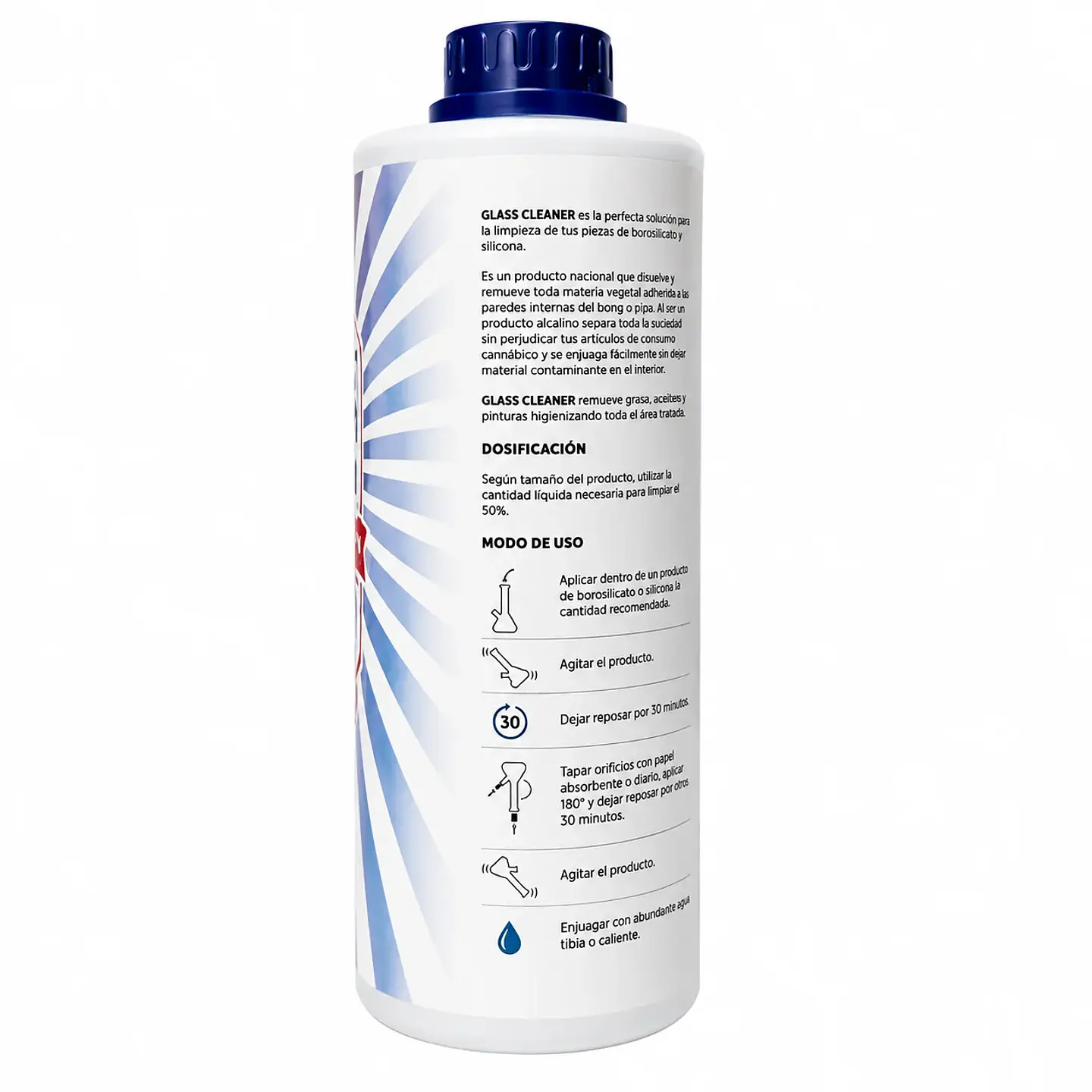 Glass Cleaner Limpiador (30ml, 250ml, 500ml y 1lt) - Bonglab 7