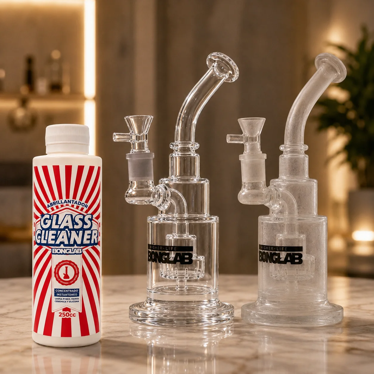 Glass Cleaner Brillo (30ml, 250ml, 500ml) -Bonglab 2