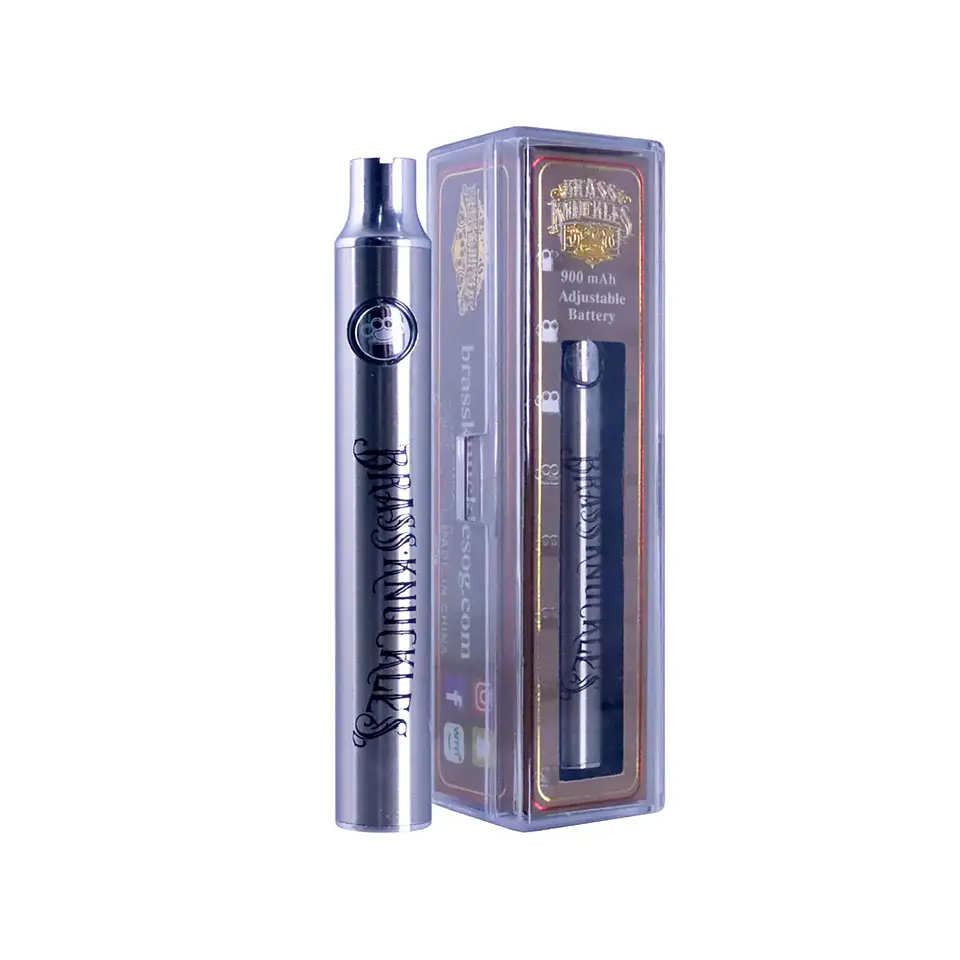Batería 510 Brass Knuckle Recargable, Carga USB-C con Cable (Rojo, Negro, Blanco, Celeste, Verde) 3