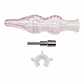 Nectar Collector de Vidrio con Punta de Titanio 9 cm – Rosado - Miniatura 1