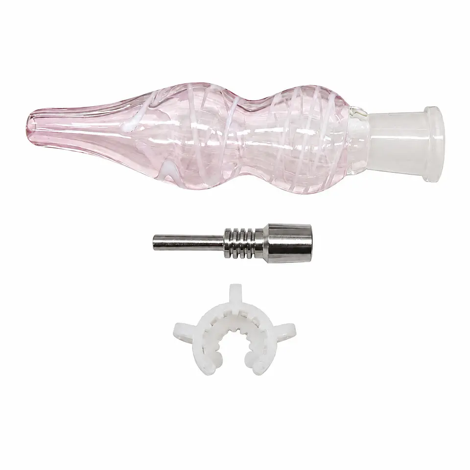 Nectar Collector de Vidrio con Punta de Titanio 9 cm 1