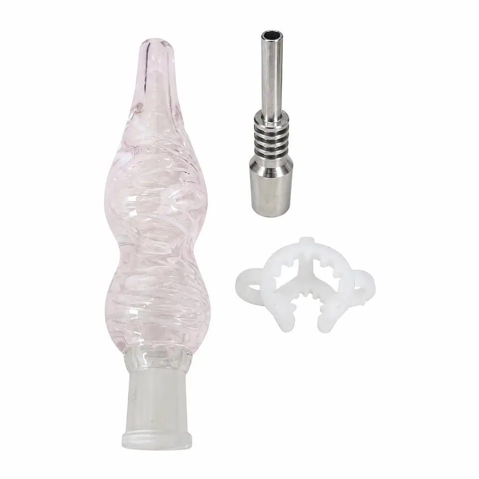 Nectar Collector de Vidrio con Punta de Titanio 9 cm 4