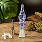 Nectar Collector Vidrio con Punta de Titanio 9 cm – Morado - Miniatura 3